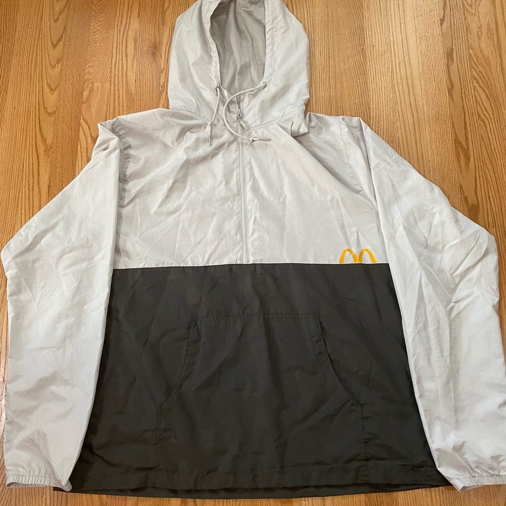 McDonalds Lightweight Colorblock Anorak Jacket